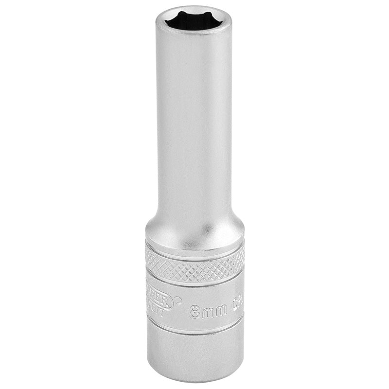 Draper 6 Point Metric Deep Socket, 3/8" Sq. Dr., 8mm DRA-16578