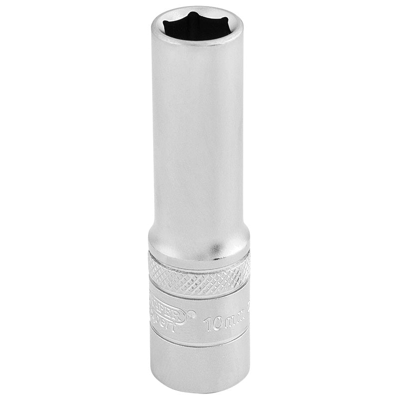 Draper 6 Point Metric Deep Socket, 3/8" Sq. Dr., 10mm DRA-16579