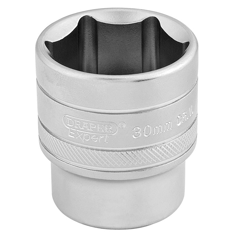 Draper 6 Point Metric Socket, 1/2" Sq. Dr., 30mm DRA-16620