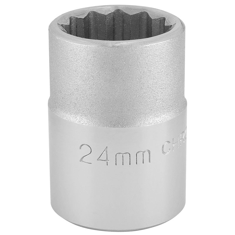 Draper 12 Point Socket, 3/4" Sq. Dr., 24mm DRA-16692