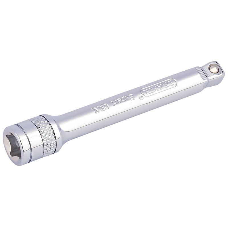 Draper Expert Wobble Extension Bar, 1/4" Sq. Dr., 75mm, Polished Chrome DRA-16717