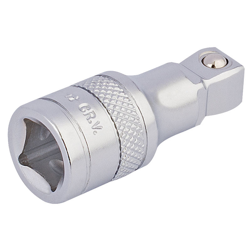 Draper Satin Chrome Wobble Extension Bar, 3/8" Sq. Dr., 45mm DRA-16742