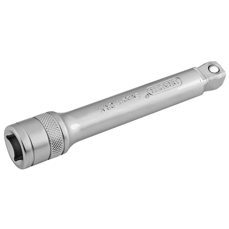 Draper Satin Chrome Wobble Extension Bar, 1/2" Sq. Dr., 125mm DRA-16762