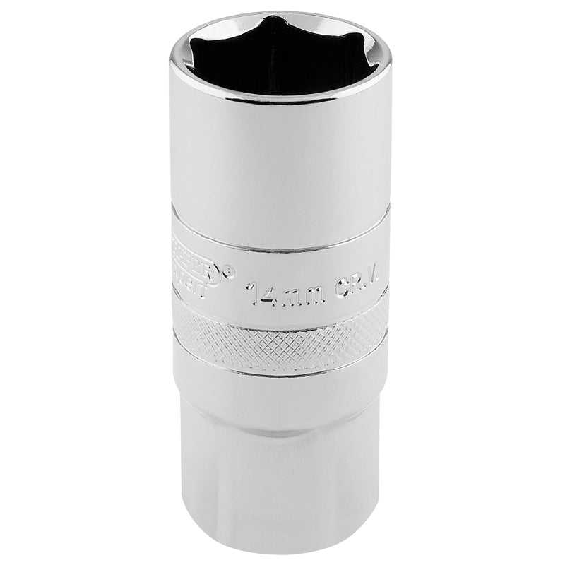 Draper 14mm Thread 6 Point Spark Plug Socket, 1/2" Sq. Dr., 21mm DRA-16780