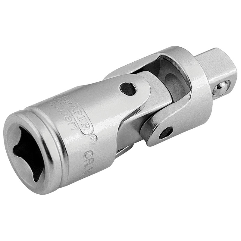 Draper Satin Chrome Universal Joint, 1/4" Sq. Dr. DRA-16792