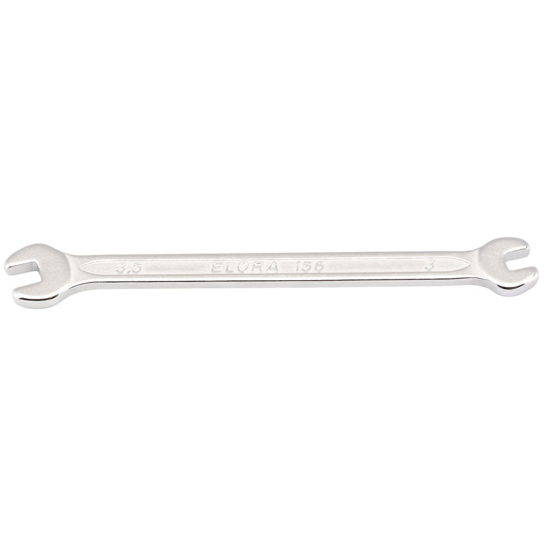 Elora Midget Double Open Ended Spanner, 3 x 3.5mm DRA-17024