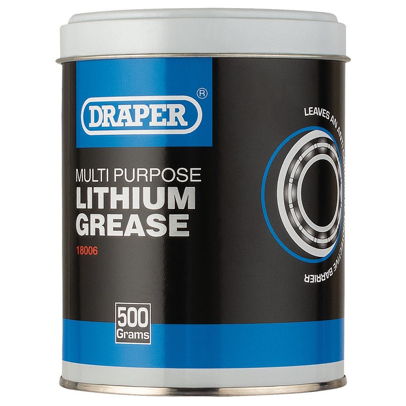 Draper Multi-Purpose Lithium Grease, 500g Tub DRA-18006