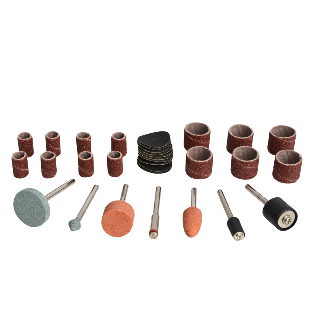 BlueSpot 31 PCE Rotary Tool Sanding and Grinding Accessory Set 19019