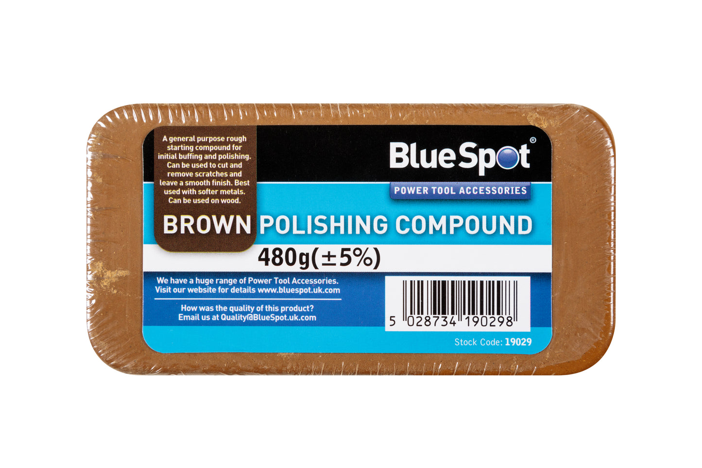 BlueSpot Brown Polishing Compound (500g) 19029