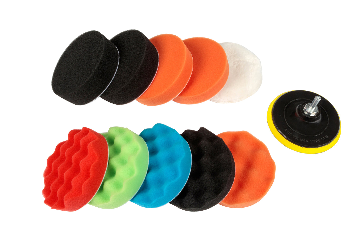 BlueSpot 12 PCE Buffing and Polishing Kit 19035
