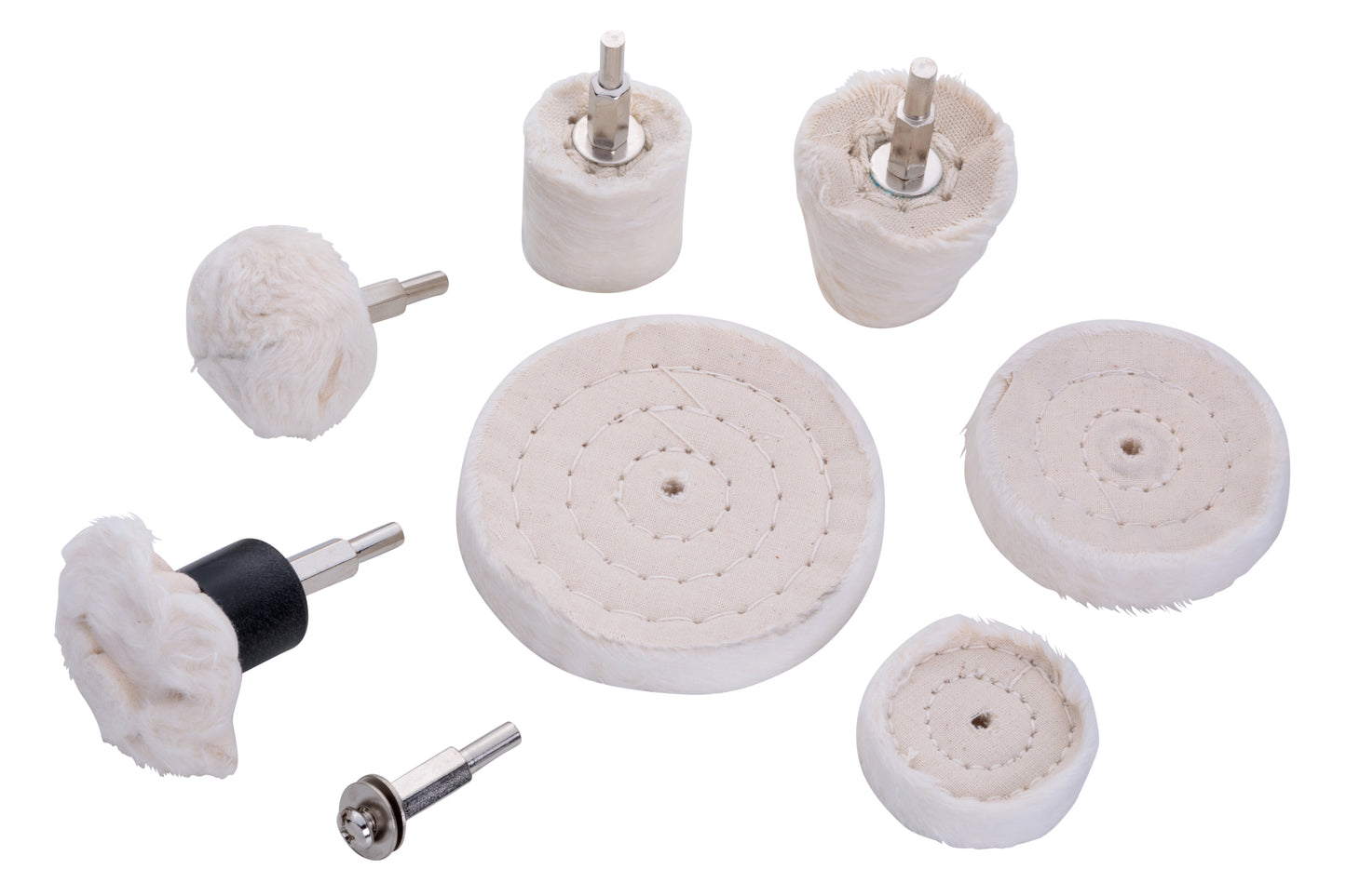 BlueSpot 8 PCE Polishing Wheel Set 19037