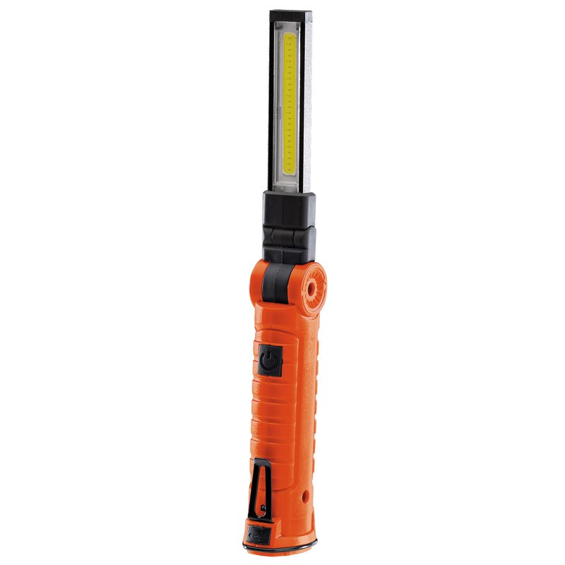 Draper COB/SMD LED Rechargeable Slimline Inspection Lamp, 3W, 170 Lumens, Orange DRA-19184
