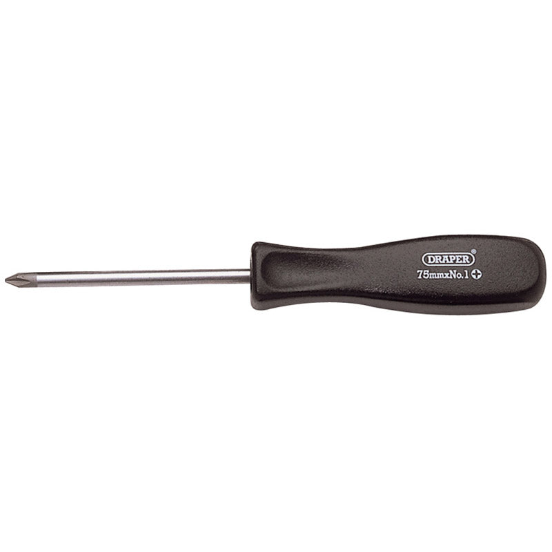 Draper Cross Slot Mechanic's Screwdriver, No.1 x 75mm DRA-19532