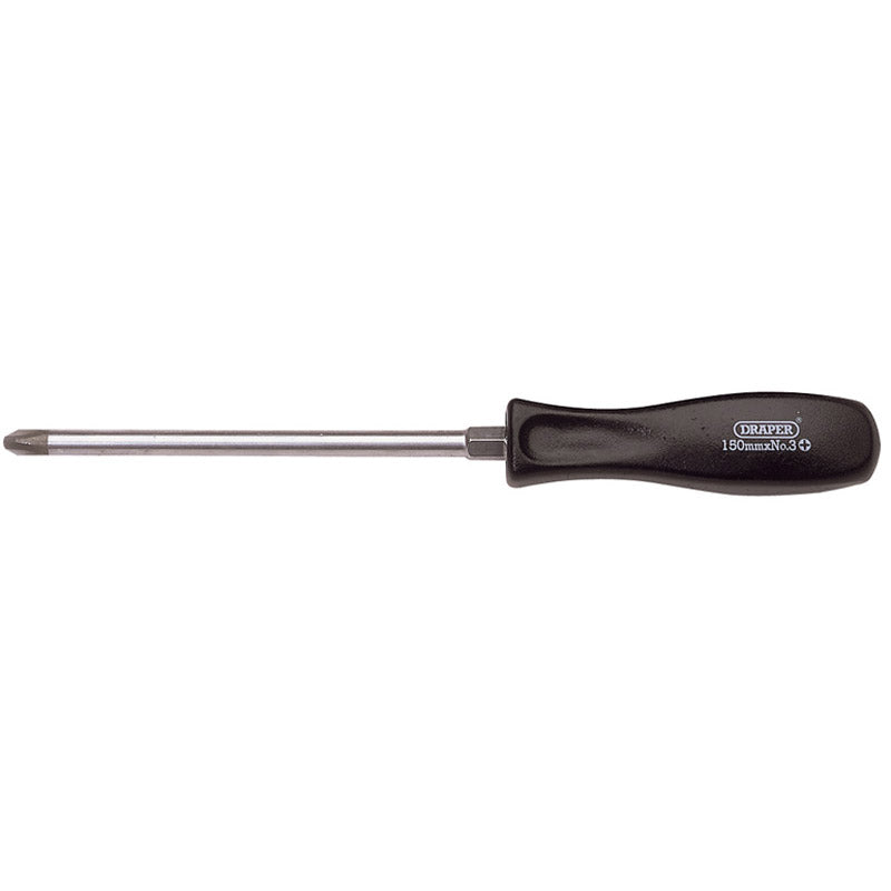 Draper Cross Slot Mechanic's Screwdriver, No.3 x 150mm DRA-19534