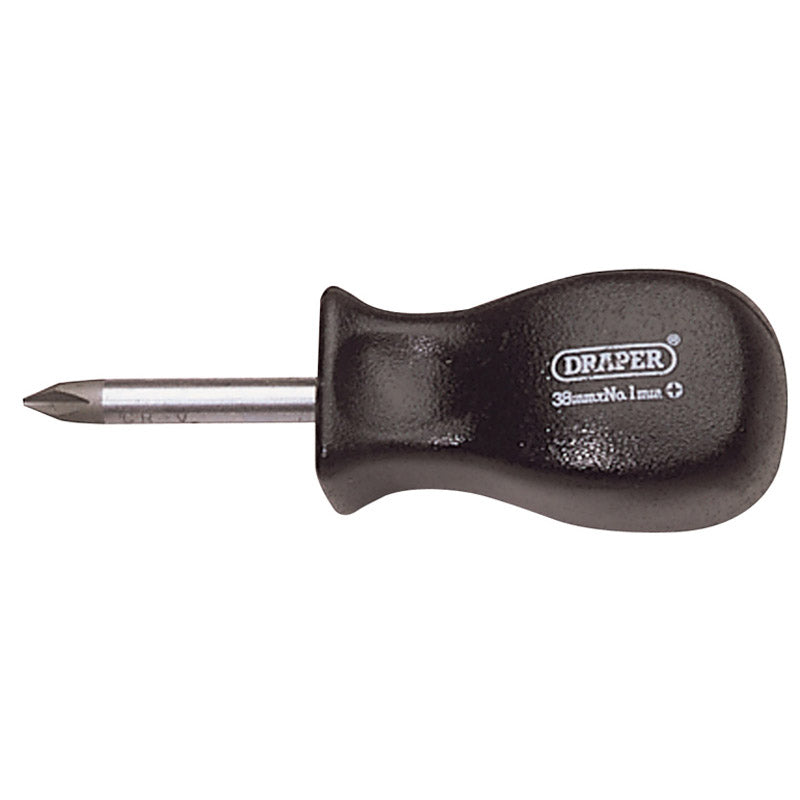 Draper Cross Slot Mechanic's Screwdriver, No.1 x 38mm DRA-19540