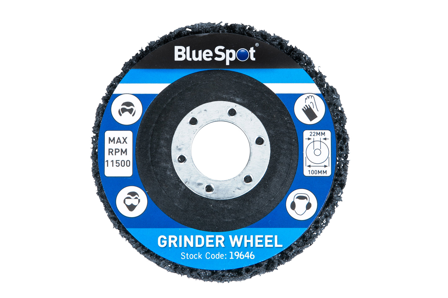 BlueSpot 100mm (4") Rust Remover Grinding Wheel 19646