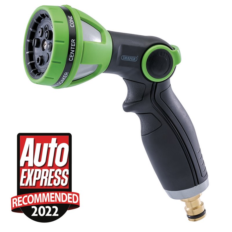 Draper 8 Pattern Spray Gun with Thumb Control DRA-19722