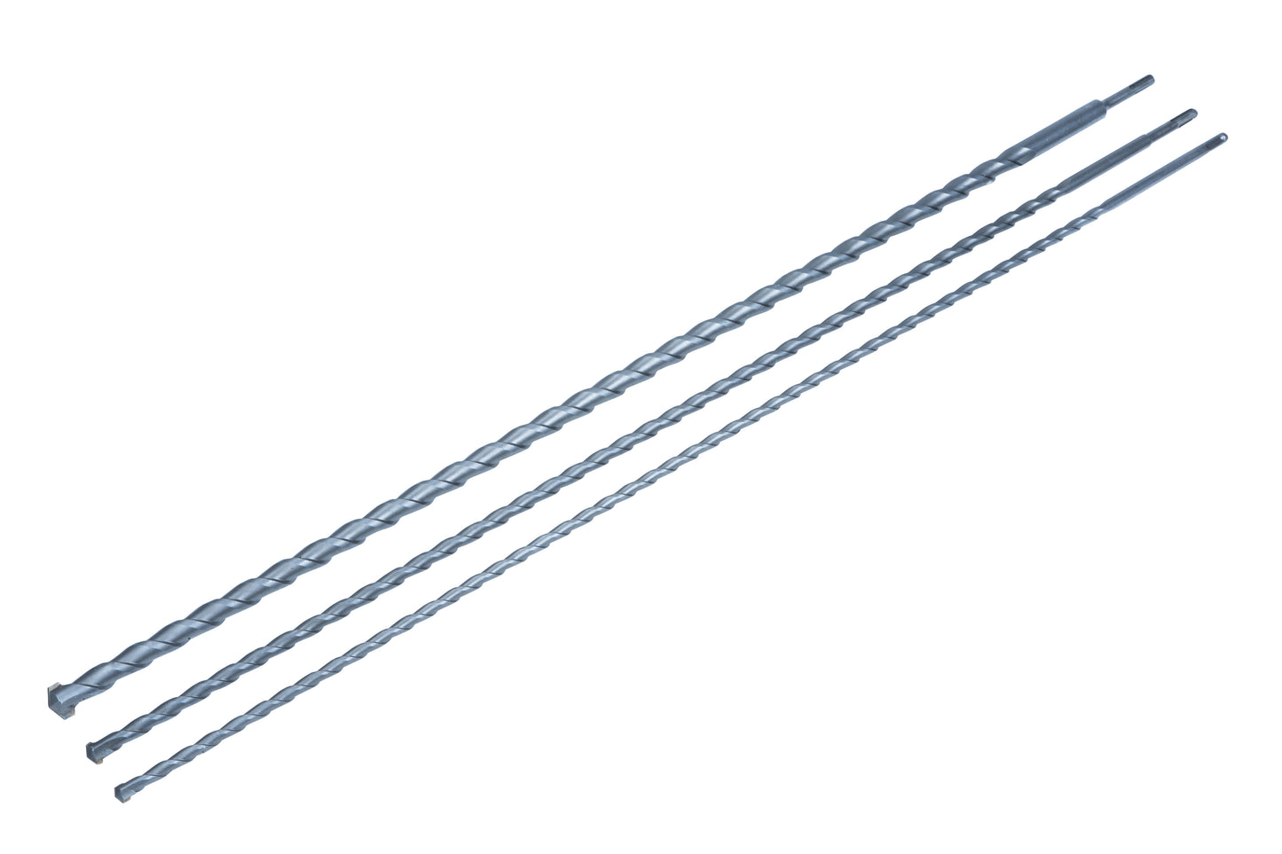 BlueSpot 3 PCE 1000mm SDS Plus Drill Bit Set (12, 16, 24mm) 20004