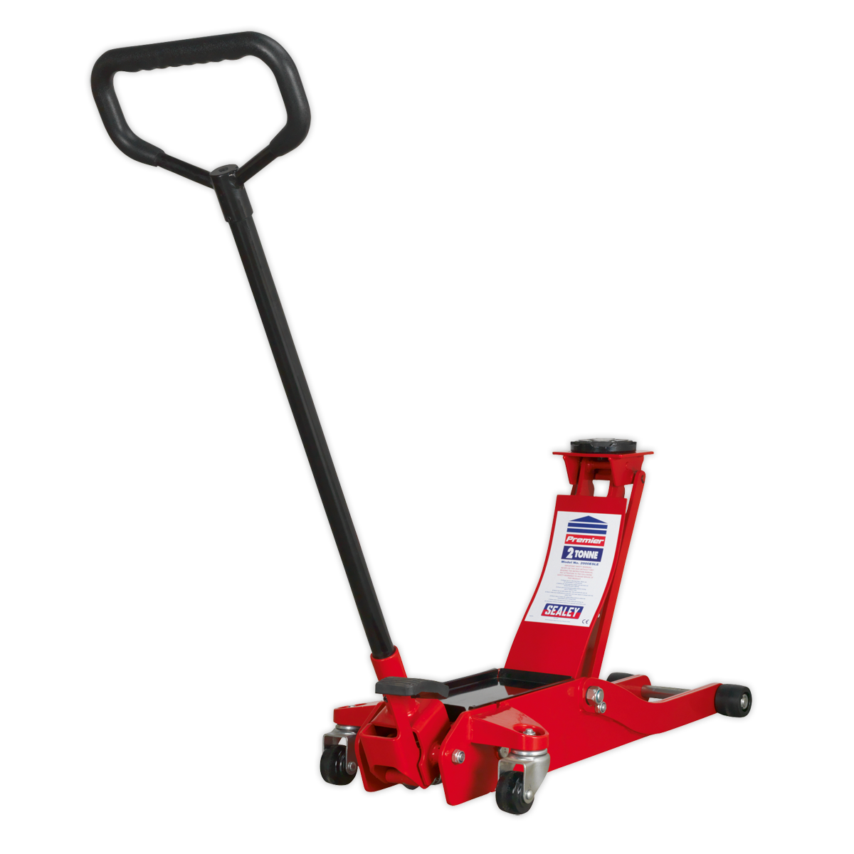 Sealey 2tonne Low Entry European Style Trolley Jack 2000ESLE