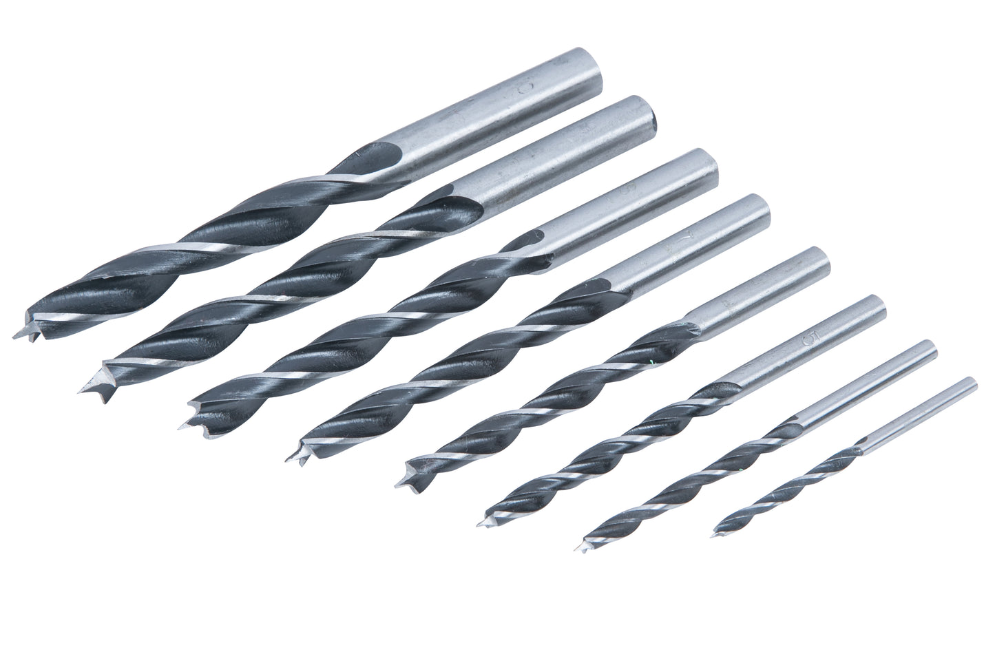 BlueSpot 8 PCE Wood Drill Bit Set (3-10mm) 20135
