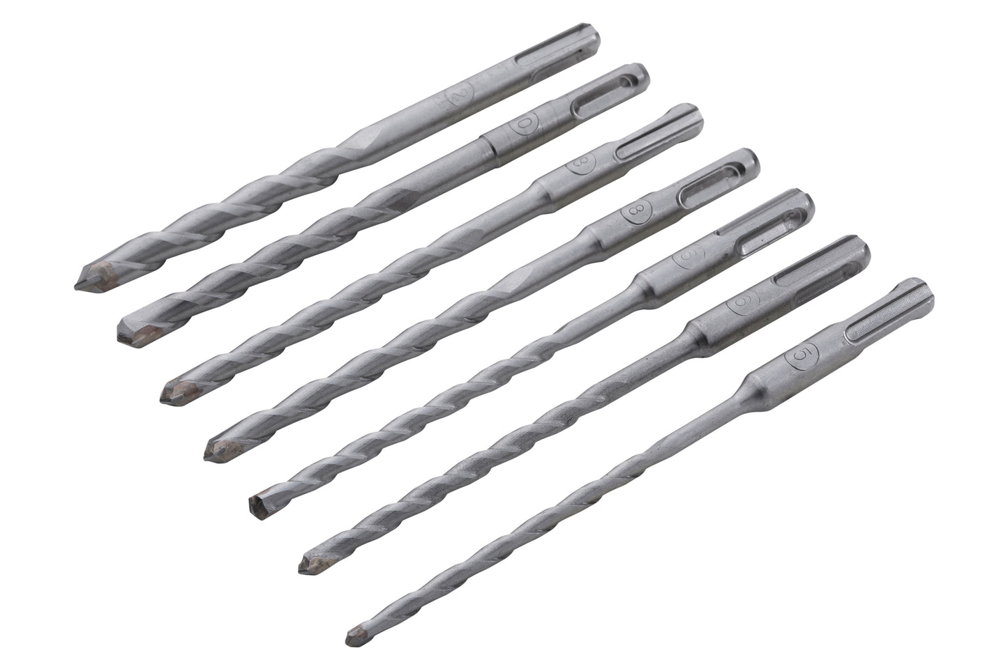 BlueSpot 7 PCE 160mm SDS Plus Drill Bit Set (5-12mm) 20166