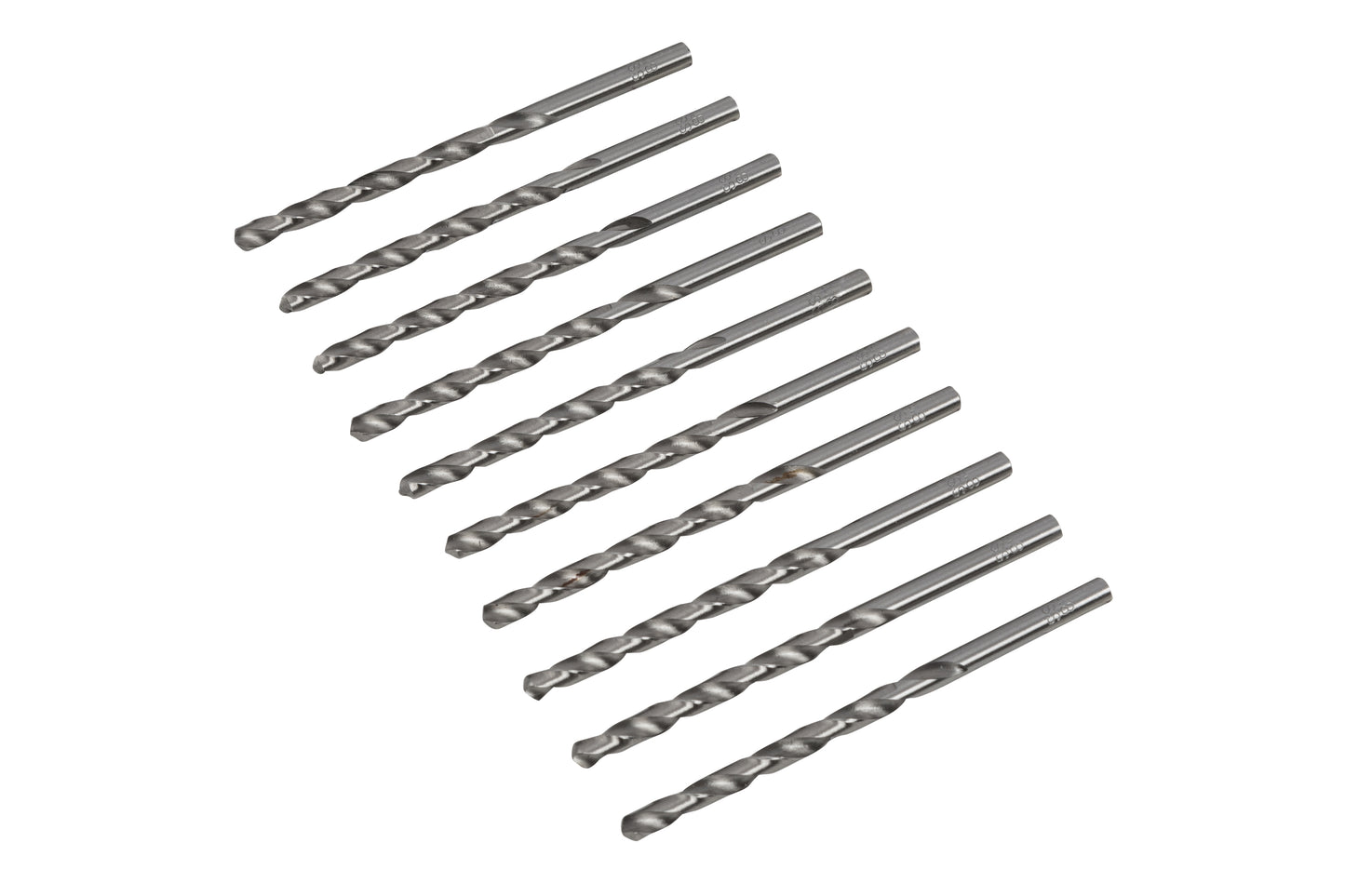 BlueSpot 10 PCE 4.8mm HSS Drill Set 20270