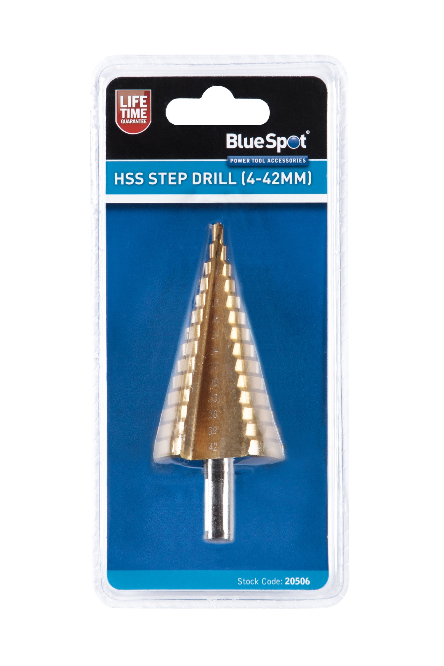 BlueSpot HSS Step Drill (4-42mm) 20506