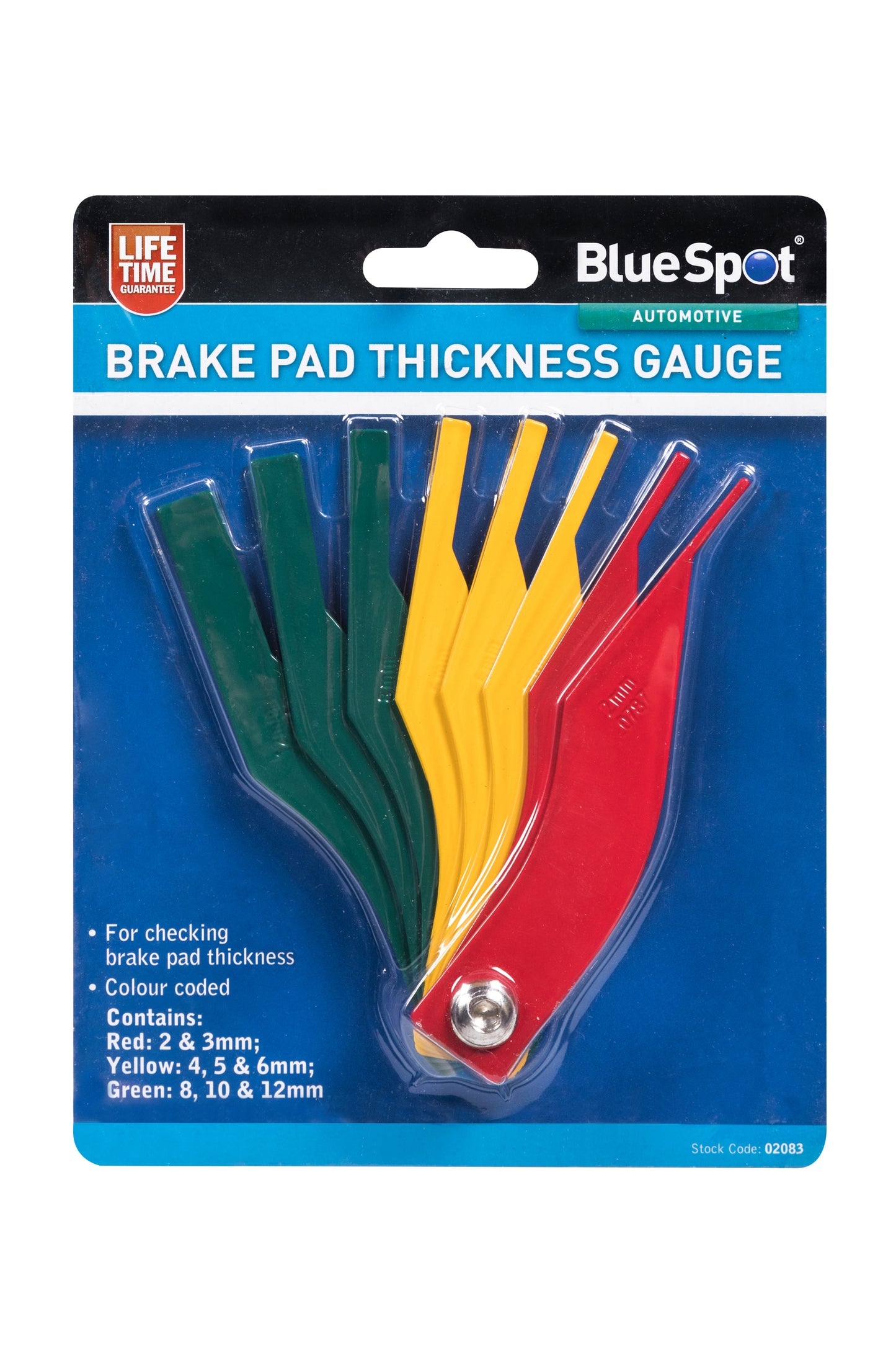 BlueSpot Brake Pad Thickness Gauge 02083