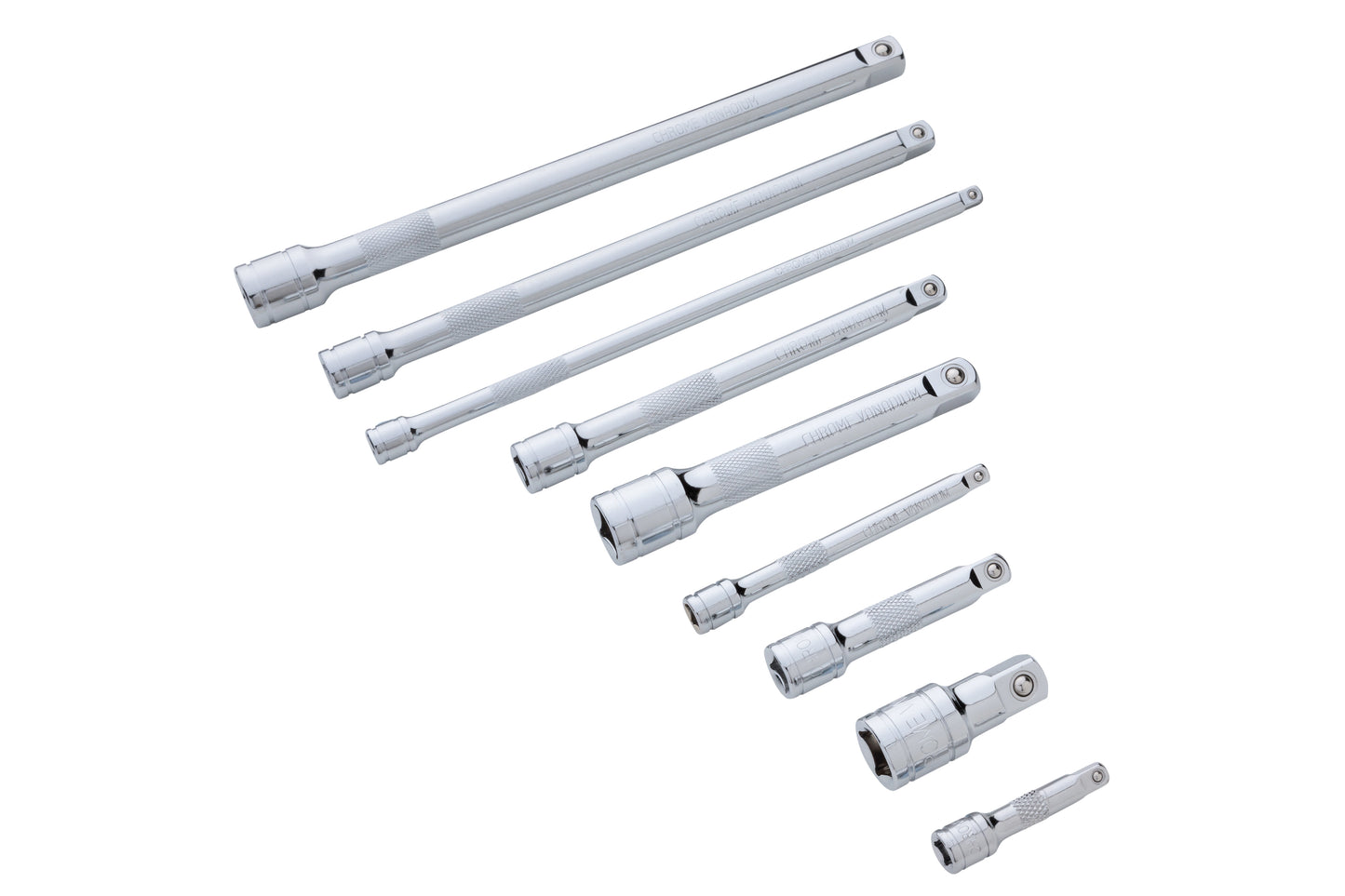 BlueSpot 9 PCE 1/4"-3/8"-1/2" Mixed Extension Bar Set 02085