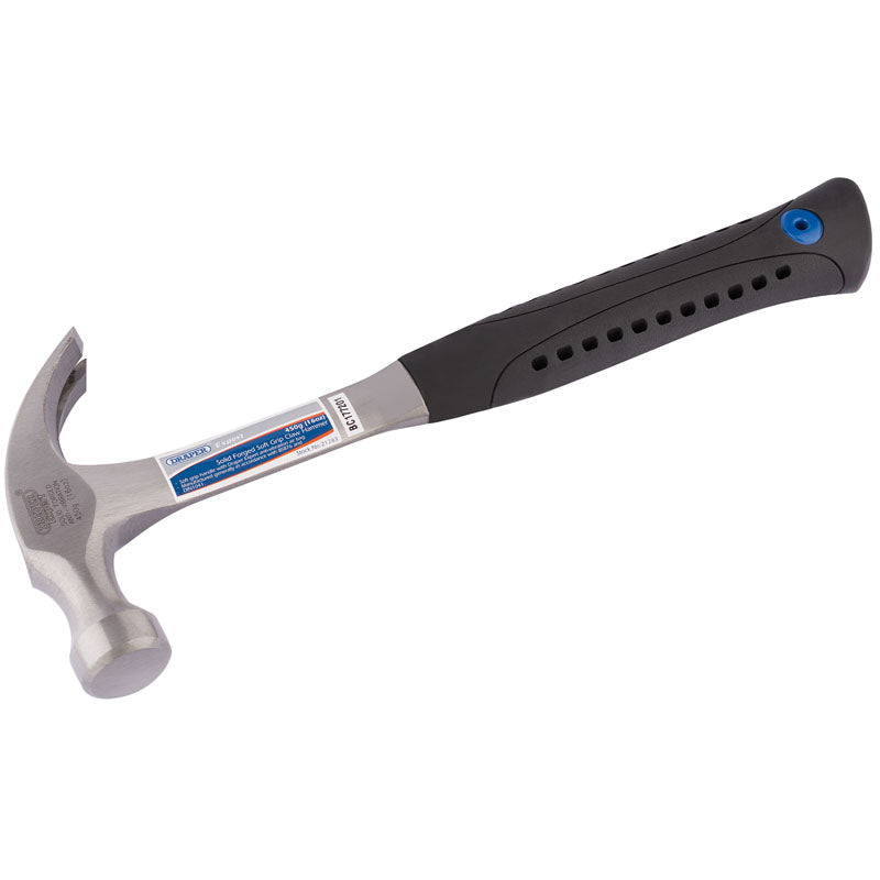 Draper Solid Forged Claw Hammer, 450g, 16oz DRA-21283