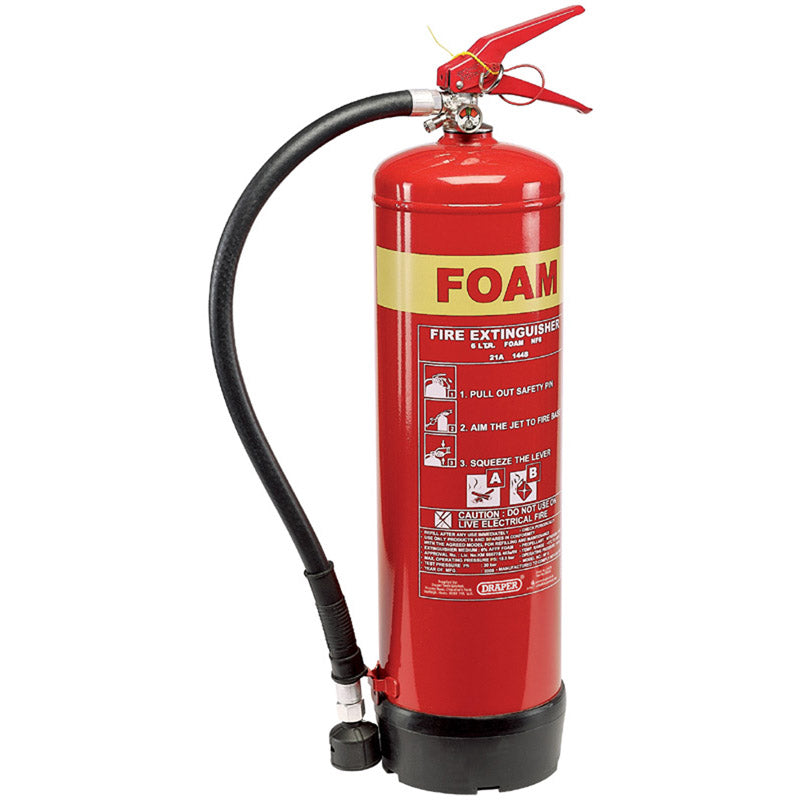 Draper Foam Fire Extinguisher, 6L DRA-21674