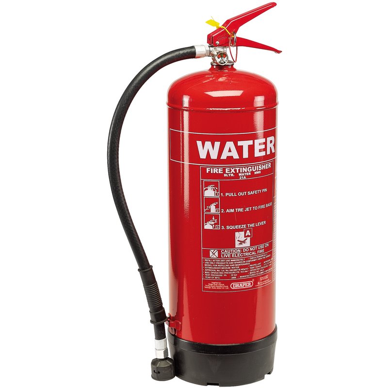 Draper Pressurized Water Fire Extinguisher, 9L DRA-21675