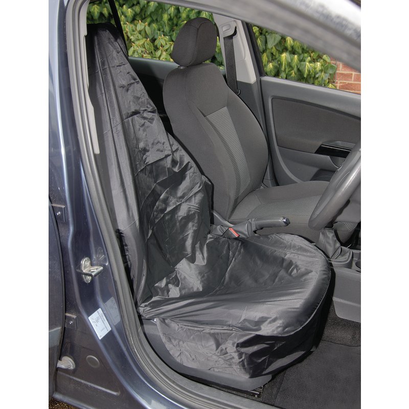 Draper Side Airbag Compatible Polyester Front Seat Cover DRA-22596