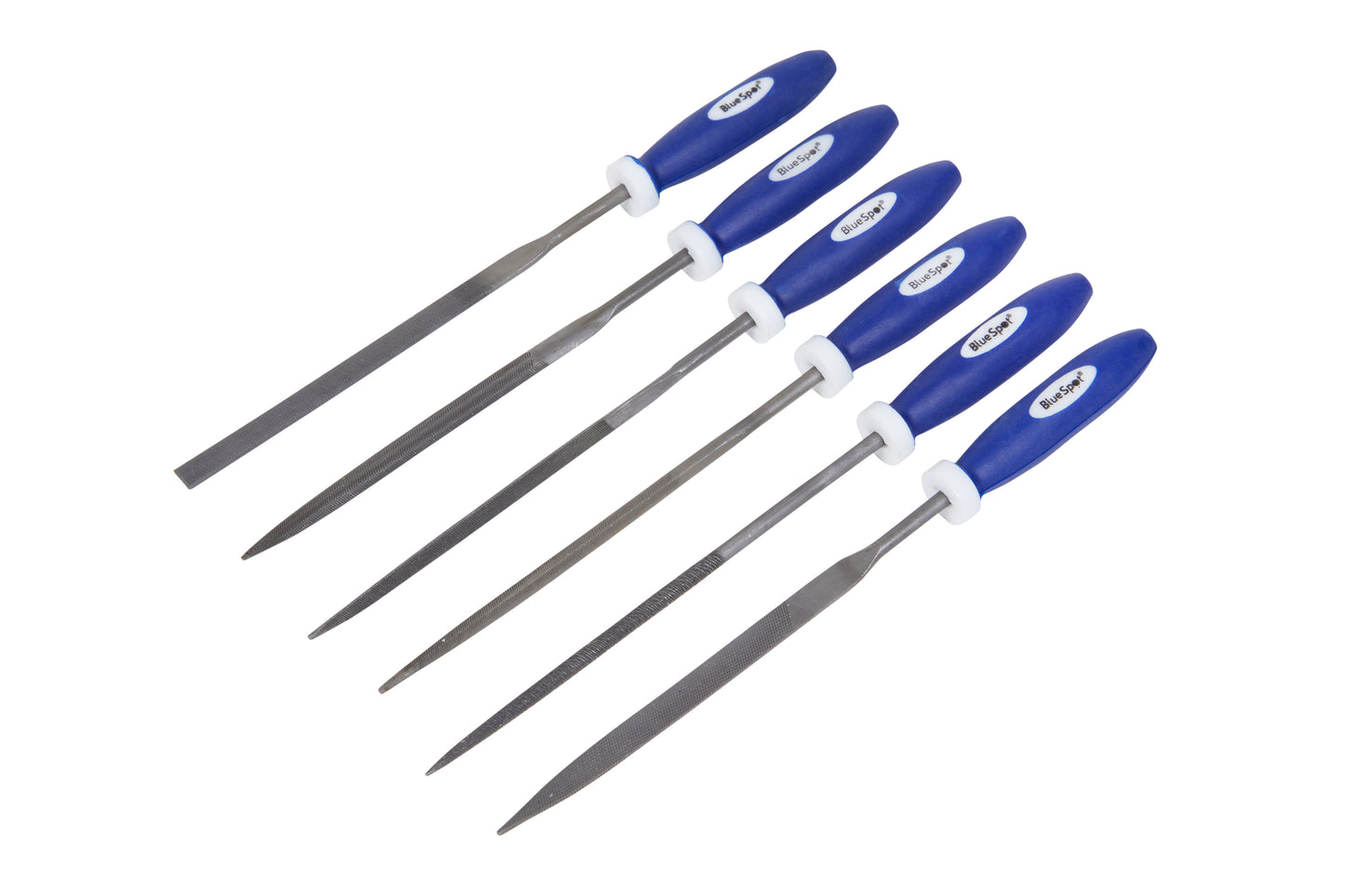 BlueSpot 6 PCE 150mm (6") Mini File Set With Pouch 22652