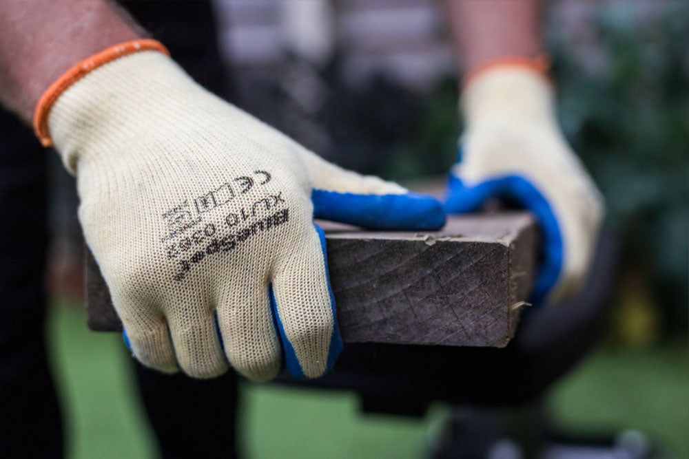 BlueSpot Latex Grip Gloves (Large) 23002