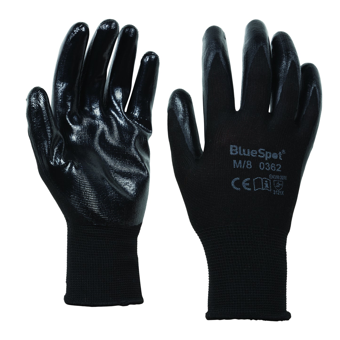 BlueSpot Nitrile Grip Gloves (Medium) 23008