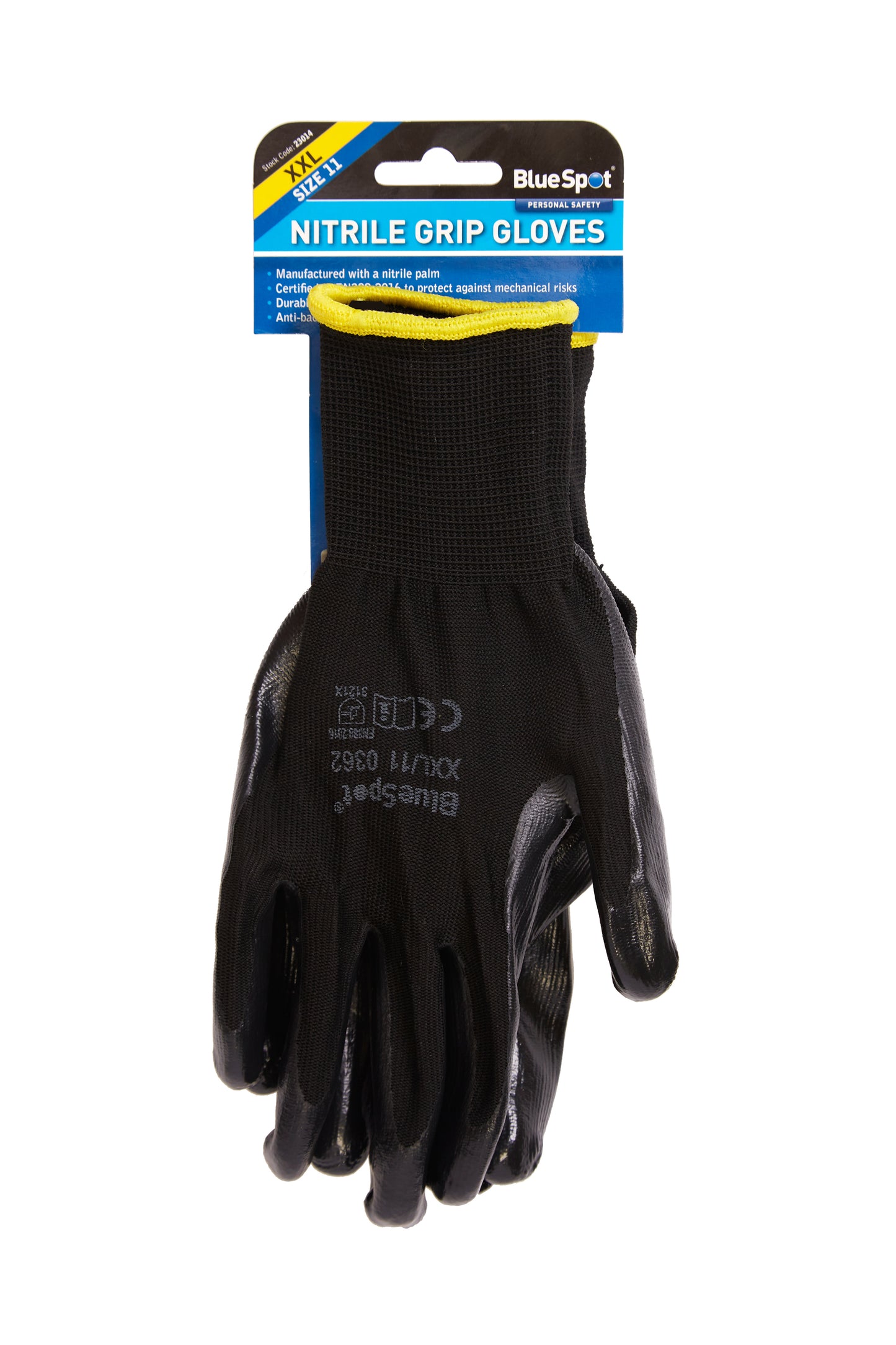 BlueSpot Nitrile Grip Gloves (XXL) 23014