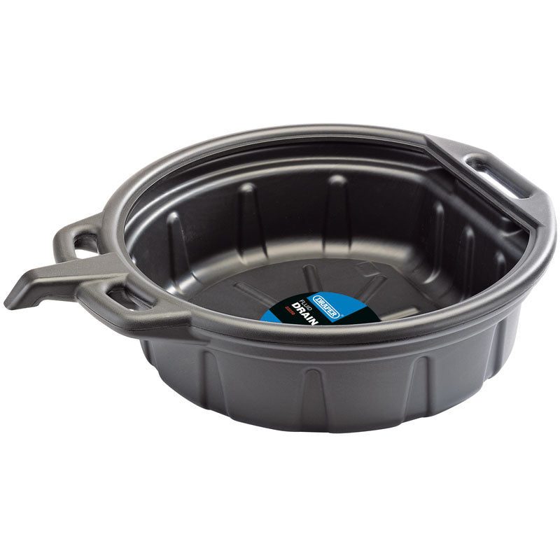 Draper Fluid Drain Pan, 16L, Black DRA-23258