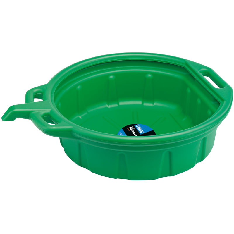 Draper Fluid Drain Pan, 16L, Green DRA-23259