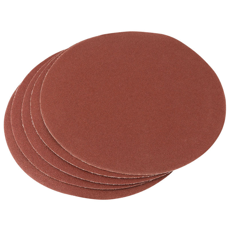 Draper Hook and Eye Backed Aluminium Oxide, 200mm, 100 Grit (Pack of 5) DRA-23358