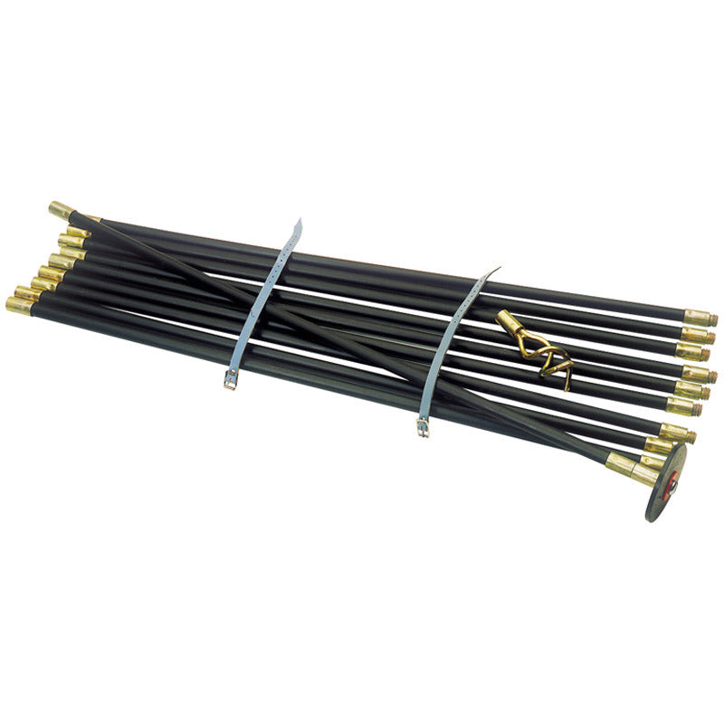 Draper Polypropylene Drain Rod Set, 9m (12 Piece) DRA-23540