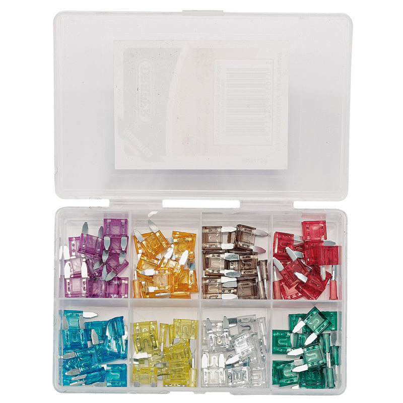 Draper Mini Automotive Plug-In Fuse Assortment (100 Piece) DRA-24311