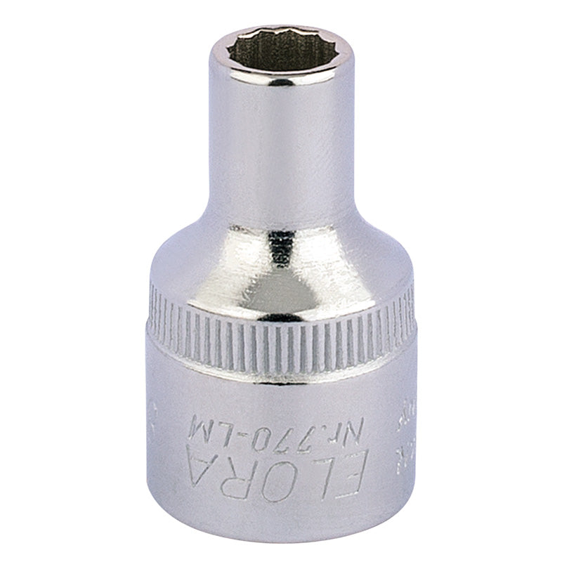 Elora Bi-Hexagon Socket, 1/2" Sq. Dr., 8mm DRA-24533