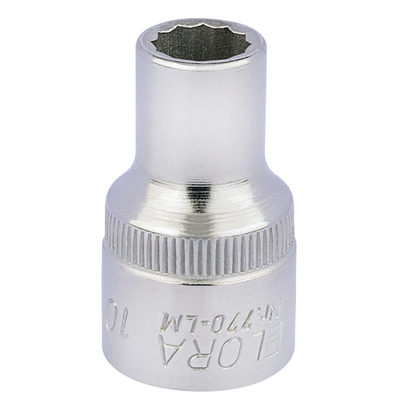 Elora Bi-Hexagon Socket, 1/2" Sq. Dr., 10mm DRA-24559