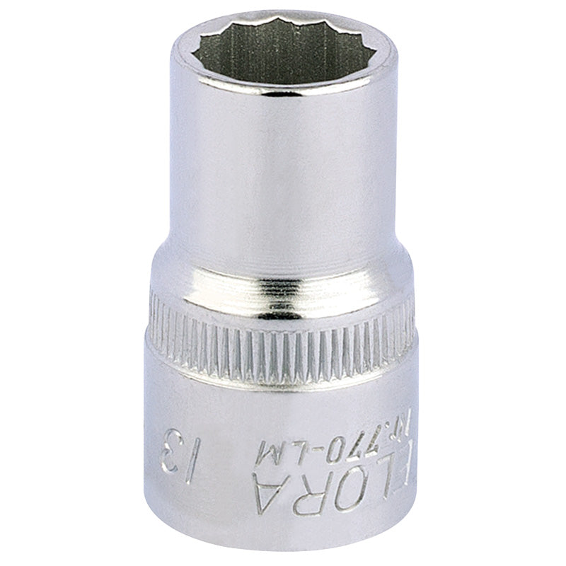 Elora Bi-Hexagon Socket, 1/2" Sq. Dr., 13mm DRA-24583