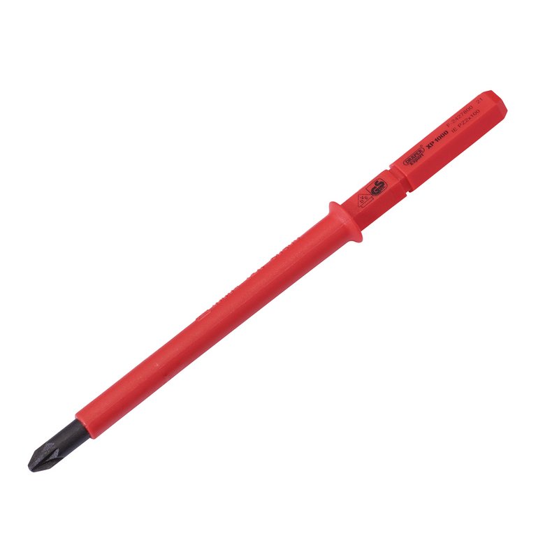 Draper XP1000 VDE PZ Type Interchangeable Screwdriver Blade, No.2 x 100mm DRA-24746