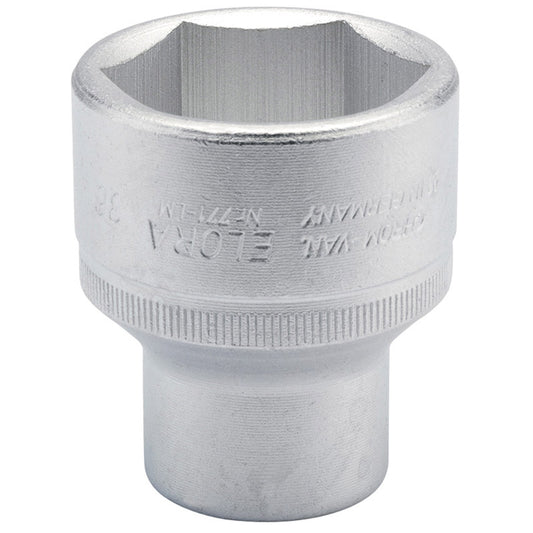 Elora Hexagon Socket, 1/2" Sq. Dr., 36mm (Sold Loose) DRA-24781