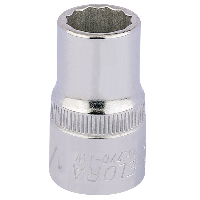 Elora Whitworth Bi-Hexagon Socket, 1/2" Sq. Dr., 1/4" DRA-24814