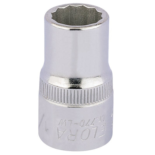 Elora Whitworth Bi-Hexagon Socket, 1/2" Sq. Dr., 1/4" DRA-24814