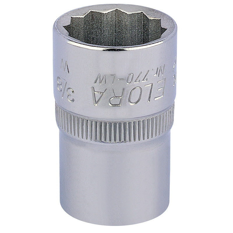 Elora Whitworth Bi-Hexagon Socket, 1/2" Sq. Dr., 3/8" DRA-24830